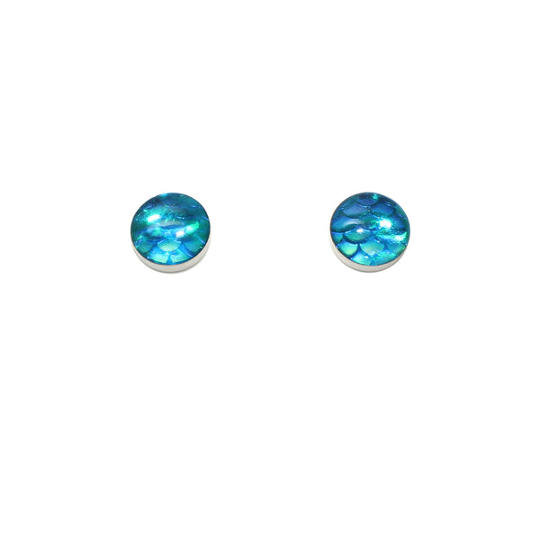 10mm Sky Mermaid Studs