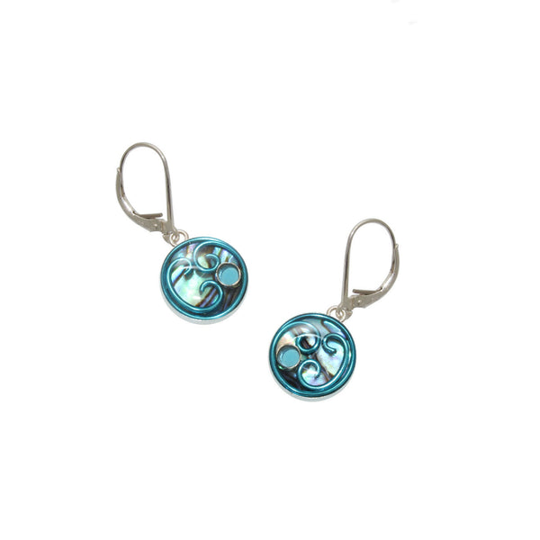 12mm Sky Abalone Earrings