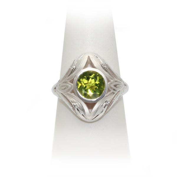 Size 9 - Peridot Ring