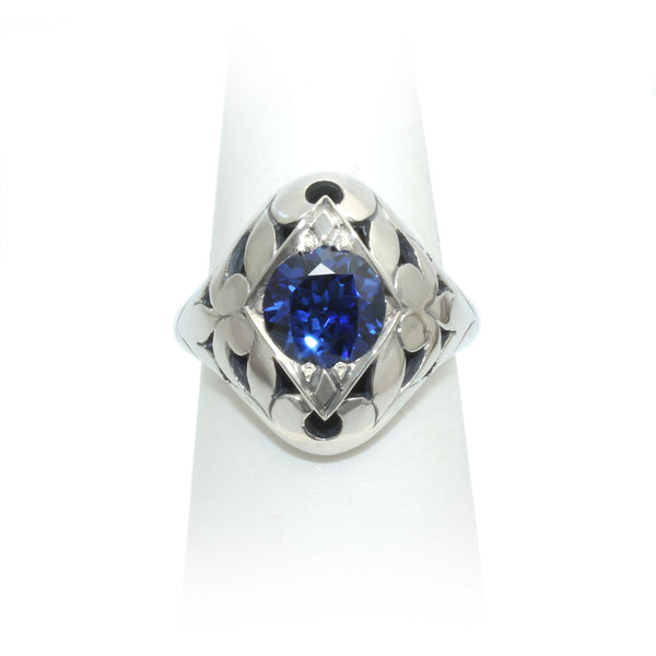 Size 8 - Blue Sapphire Ring