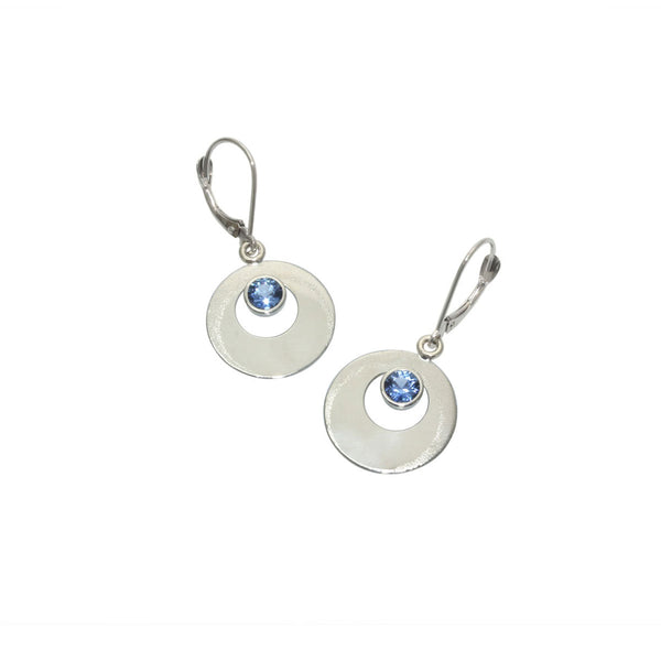 Blue Sapphire Earrings