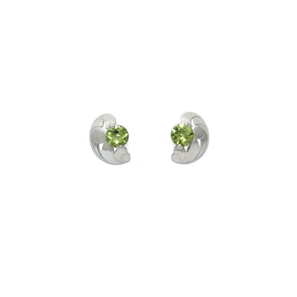 Peridot Lace Earrings
