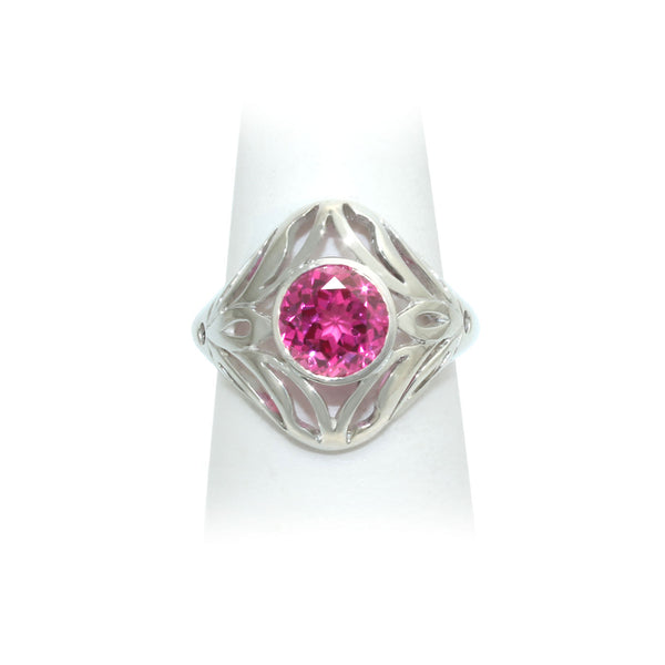Size 8 - Pink Sapphire Ring