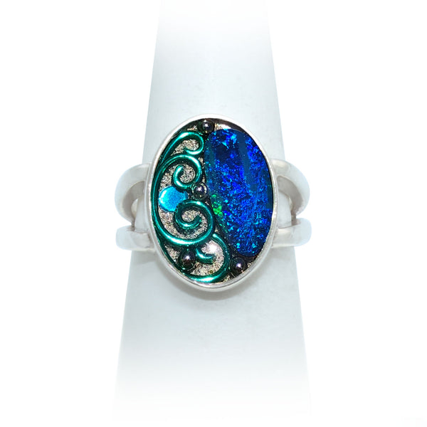 Size 8 - Seafoam Opal Ring