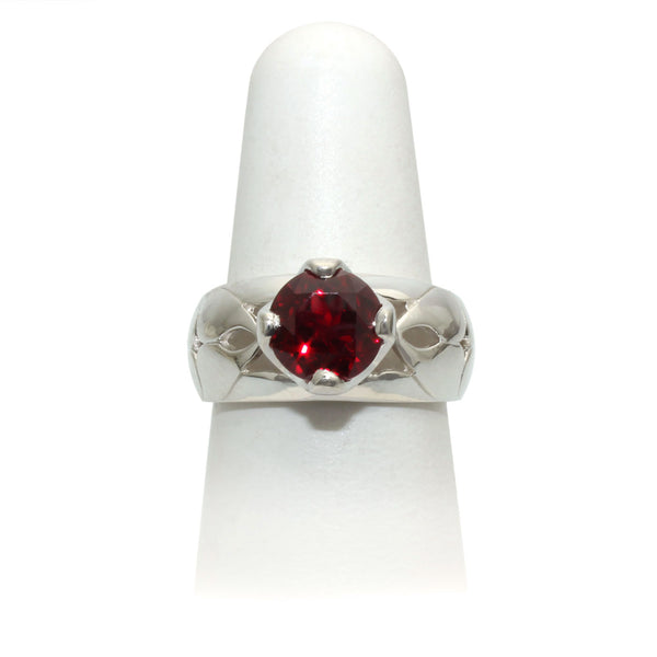Size 8 - Red Sapphire Ring
