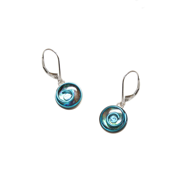 10mm Sky Abalone Earrings