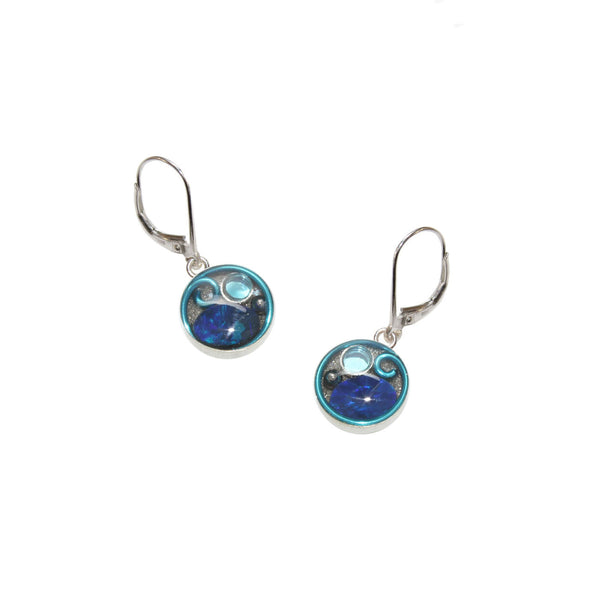 10mm Sky Opal Earrings