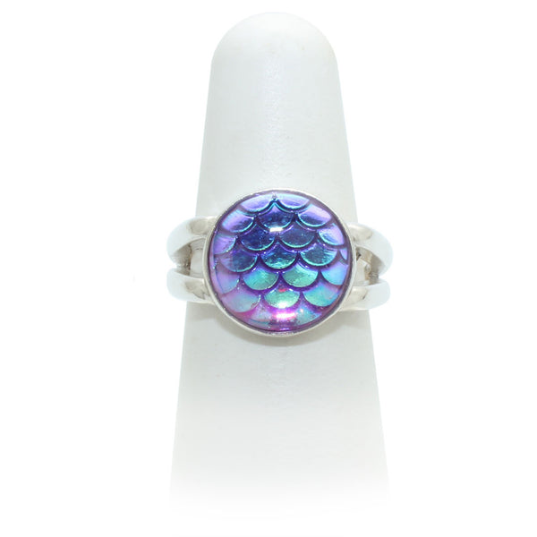 Size 6.5 - Purple Mermaid Ring
