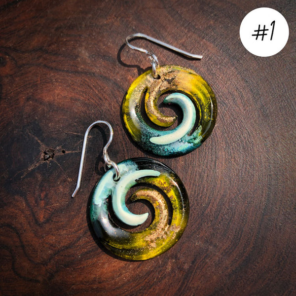Hypnotic Color-Pop Earrings