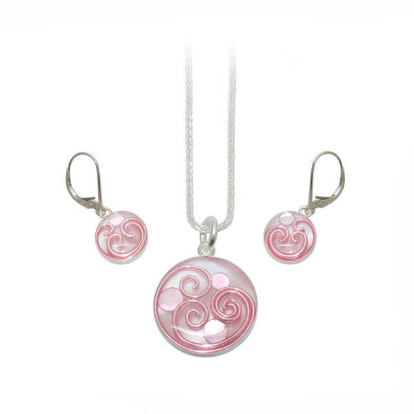 Pink Mother of Pearl Set
