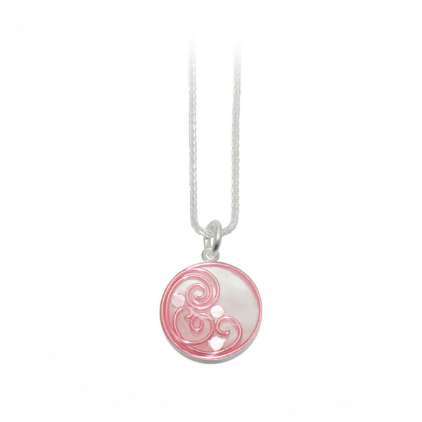 20mm Pink Mother of Pearl Pendant