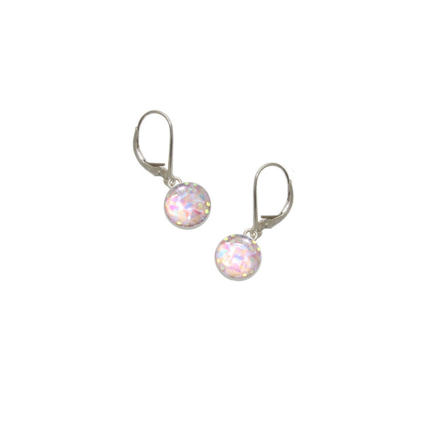 8mm Light Pink Mystique Earrings