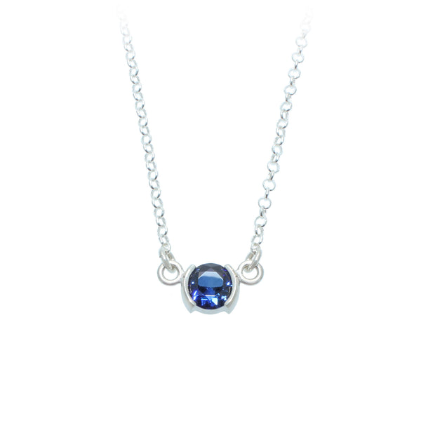 Rose Gold Vermeil September Birthstone Necklace - Sapphire - The Perfect  Keepsake Gift