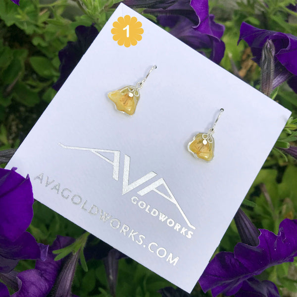 Yellow Bloom Earrings