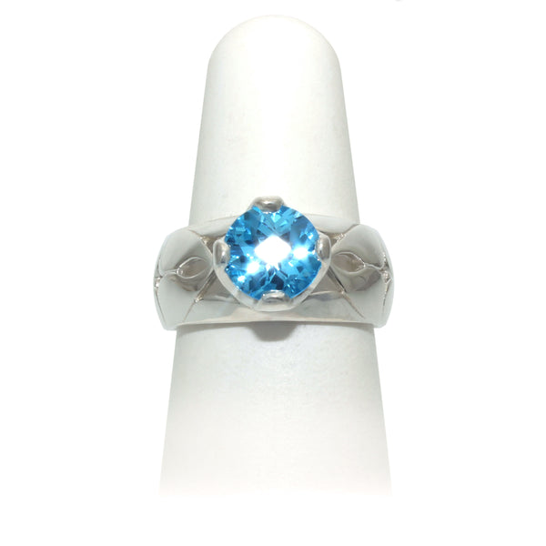Size 8 - Blue Topaz Ring