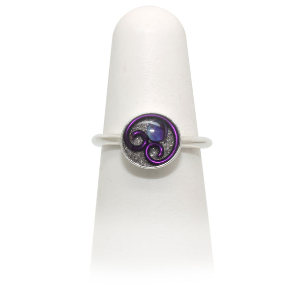 Size 7 - Purple Abalone Ring