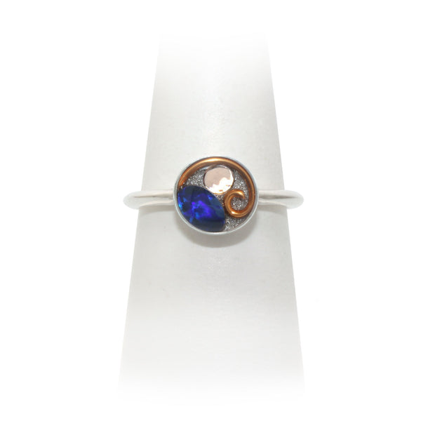Size 8 - Copper Opal Ring