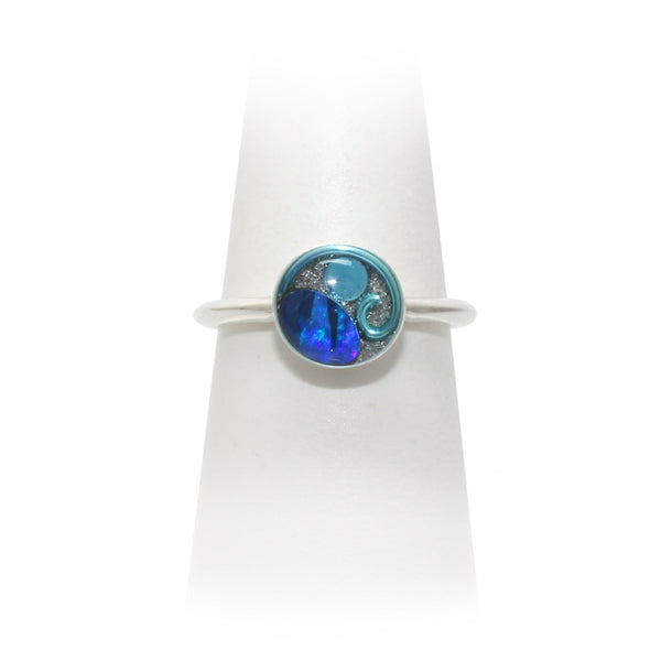 Size 8 - Sky Opal Ring