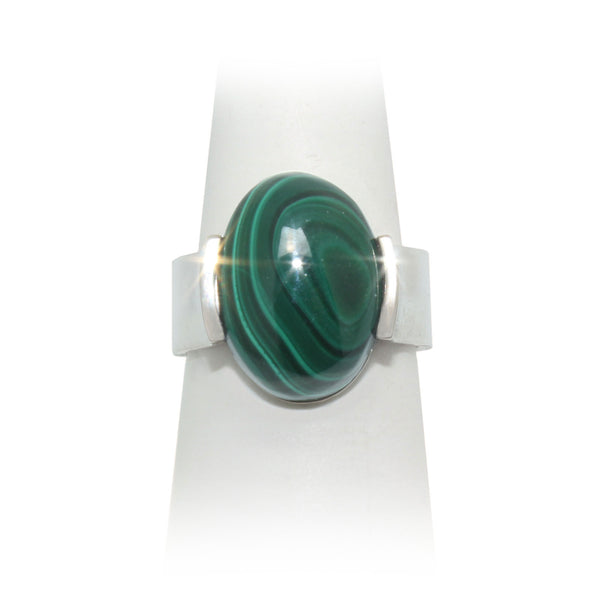 Size 8.5 - Malachite Ring