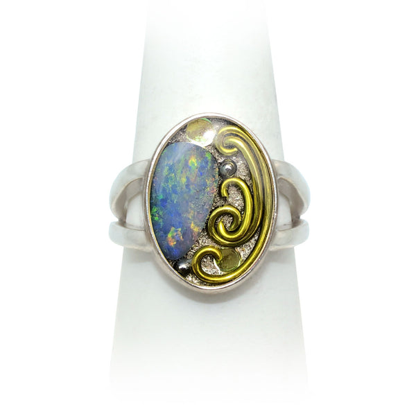 Size 10 - Citron Opal Ring
