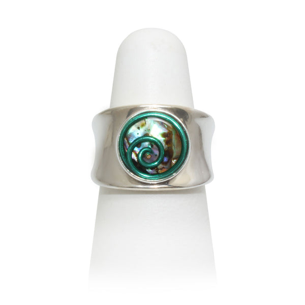 Size 5.5 - Seafoam Abalone Ring