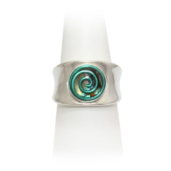 Size 7.5 - Seafoam Abalone Ring